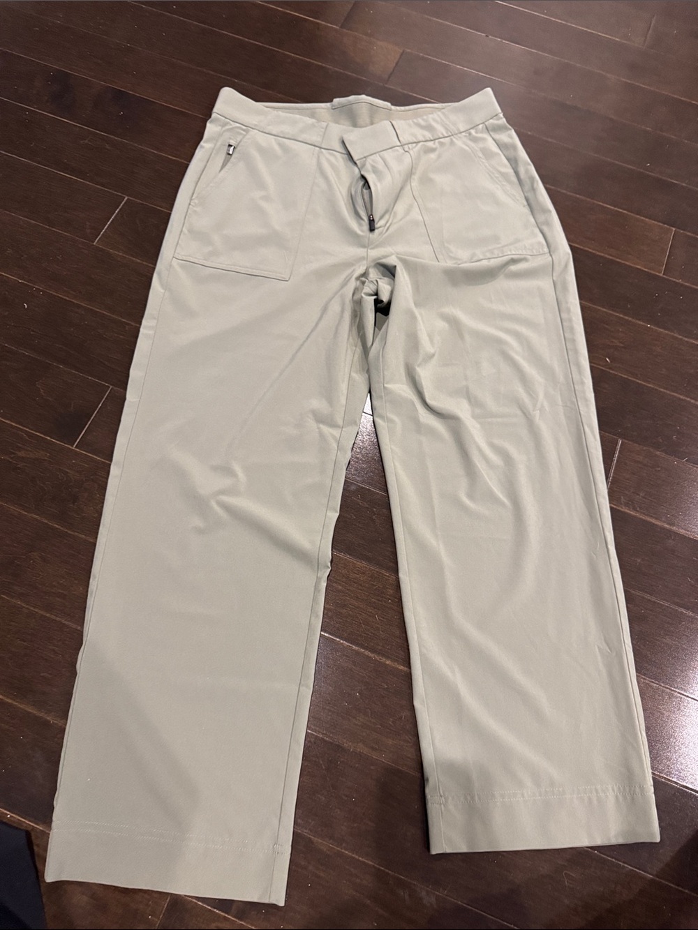Athleta Lightweight Straight-Leg Pants in Light Sage